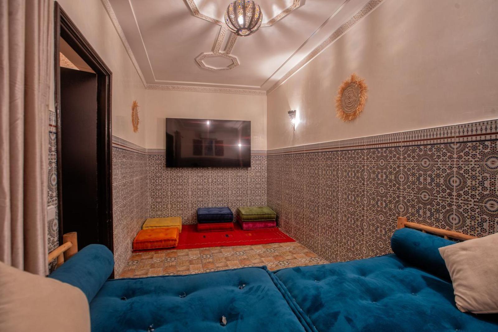 Private Riad 3Ch Salon, Salon Cinema, A Jemaa El Fna مراكش المظهر الخارجي الصورة